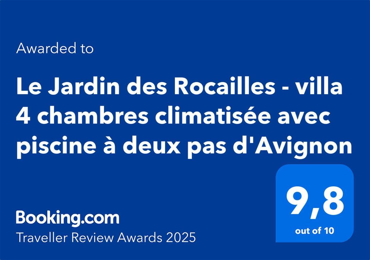 Le Jardin Des Rocailles - Villa 4 Chambres Climatisee Avec Piscine A Deux Pas D'Avignon Villeneuve-les-Avignon Bagian luar foto